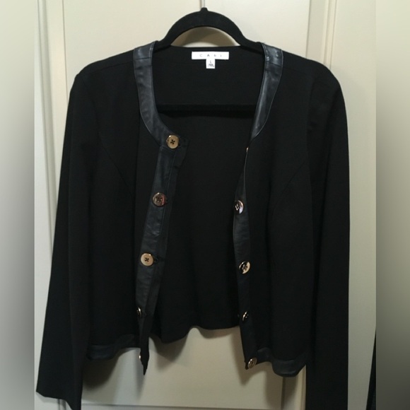 Gorgeous Cabi Vintage Women's Jacket with Gold Buttons Lg Excellent Conditon - Picture 1 of 3